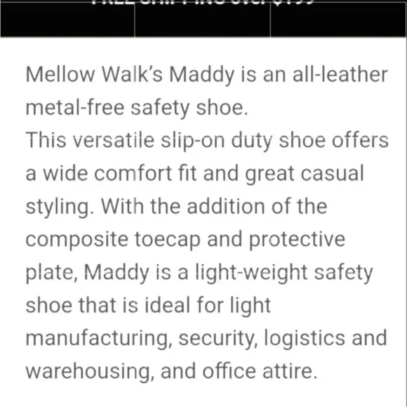 Mellow Walk Work/Safety Boot size 10 - Picture 2 of 12